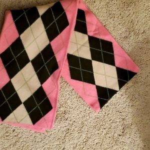 Wool/Cashmere blend Argyle Scarf